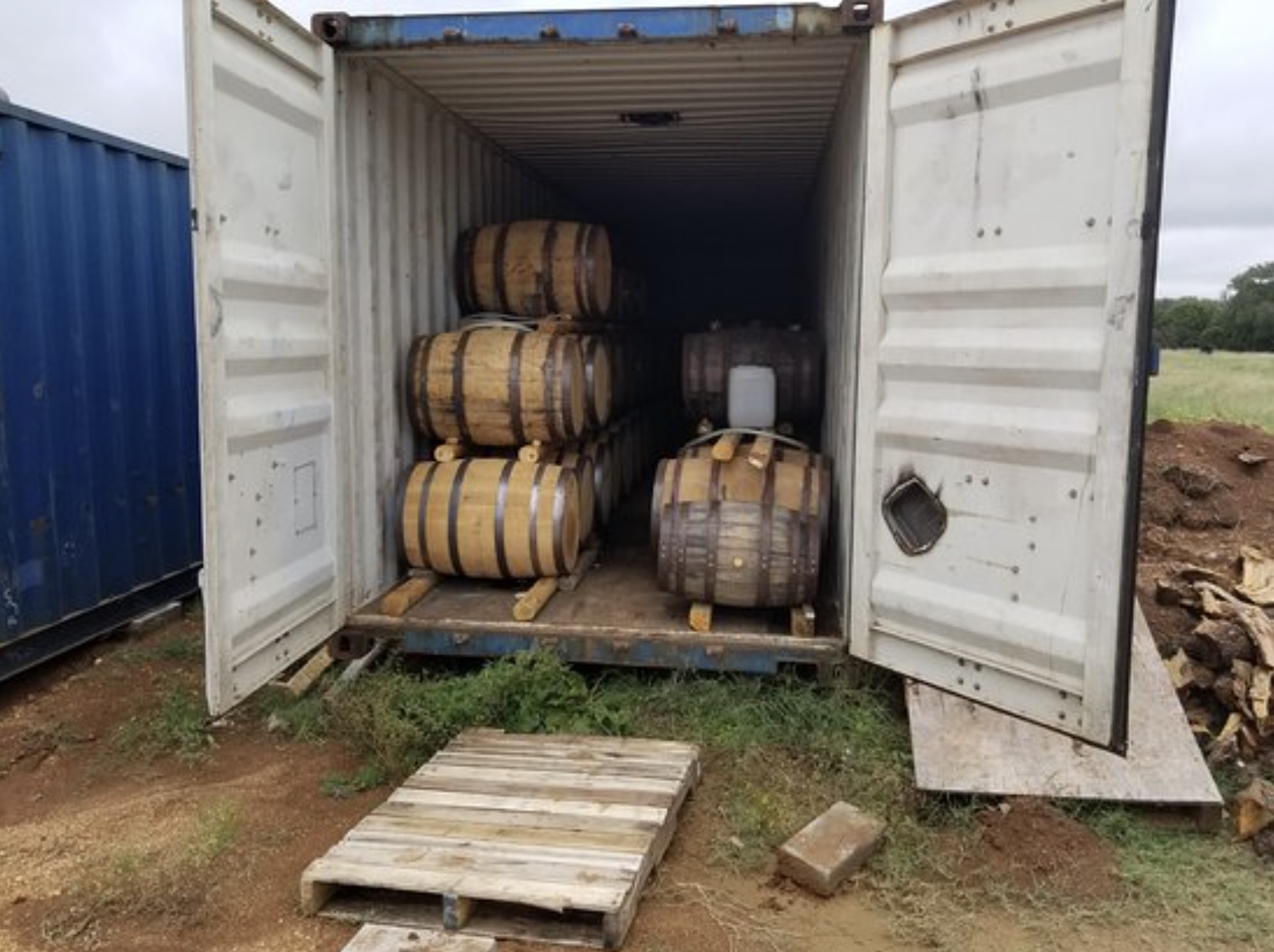 Barrels of Unknown Liquid